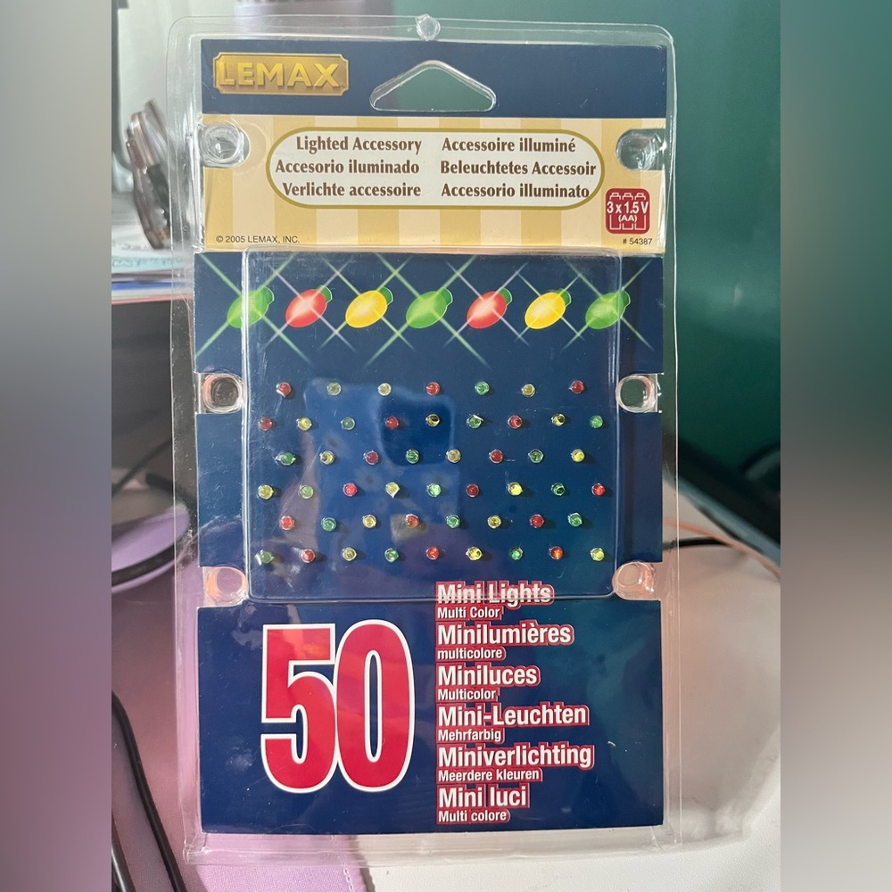 Lemax Multi-Color Mini Lights For Christmas Village Dept. 56
